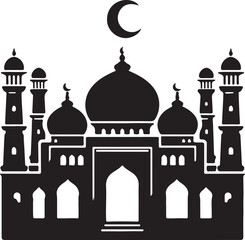 mosque vector illustration