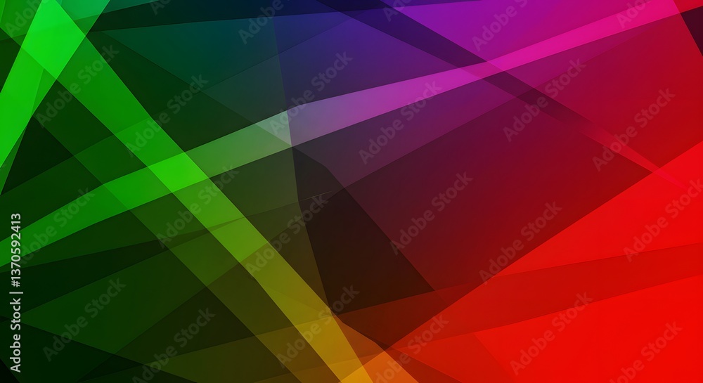 Poster abstract colorful geometric background with vibrant lines and shapes