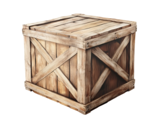 old wooden box
