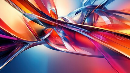Abstract Colorful Swirls: A Symphony of Vivid Hues and Dynamic Forms
