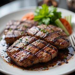 Grilled Steak, AI Generated
