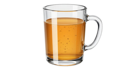 Isolated Glass of Apple Juice
