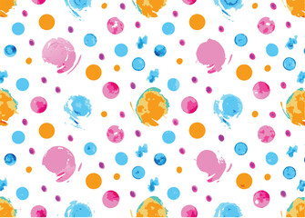 seamless pattern that mimics hand-painted brushstrokes, splashes, and abstract paint textures in a vibrant or monochrome palette for artsy statement pieces. women's clothing