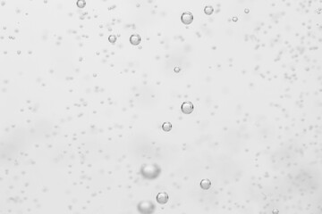 Refreshing soda water as background, closeup view