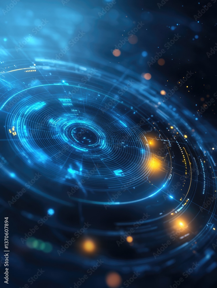 Poster real-time climate forecast visualization digital interface data analysis futuristic environment clos
