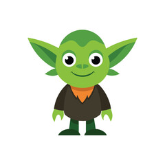 King Goblin Mascot Cartoon Icon Vector Art Design