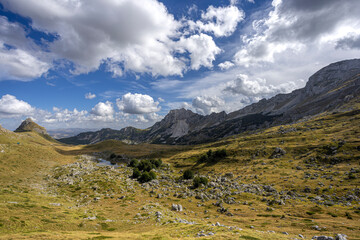 Aerial view on Durmitor National Park 