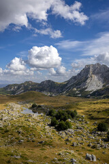 Aerial view on Durmitor National Park 
