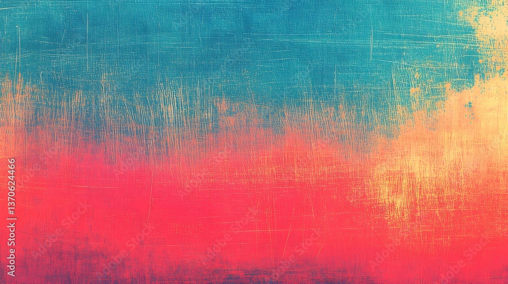 Poster abstract teal red gradient texture background