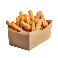 Sugar Coated Churros on transparent background