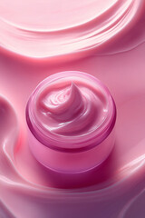 Pink Cream in Jar