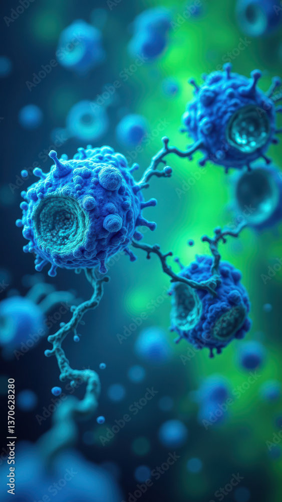 Poster intricate 3d rendering of nicotinamide adenine dinucleotide (nad+) molecules with a focus on their c