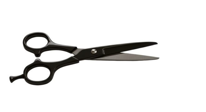 Isolated Black Scissors