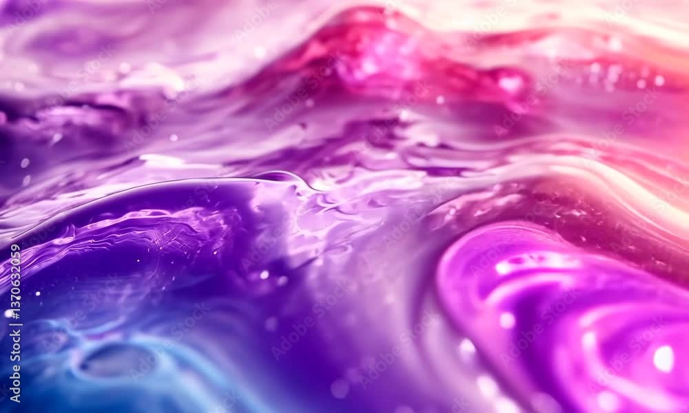 Aufkleber abstract pastel liquid motion background with subtle waves and smooth transitions
