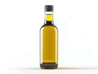 Olive Oil Bottle Product Shot on White Background for Culinary Use