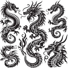 Vintage Tattoo Style Vector Bundle | Traditional Flash Art SVG Pack"