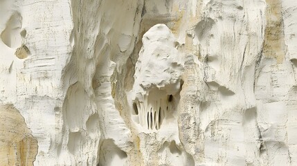 Abstract White Stone Texture Background Wall Art