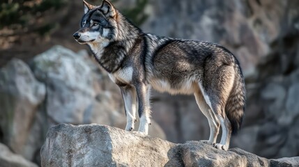 Obraz premium Two Dogs Interior Image