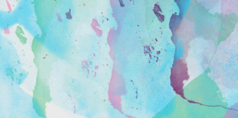 Azure Dirty Backdrop. Khaki Wash Element. White. Watercolor background. 3D illustration, 3D rendering. Colorful gradient ink colors wet effect hand drawn canvas background .>
