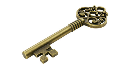Isolated Old Key