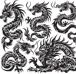 Vintage Tattoo Style Vector Bundle | Traditional Flash Art SVG Pack