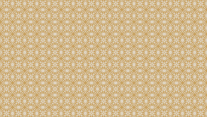 oval flower line art, seamless pattern vector with multi purpose design