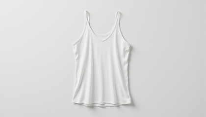 A clean, uncluttered presentation of a camisole, emphasizing its adaptability. The mockup features a neutral toned garment, allowing designs to take center stage