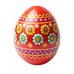 easter egg with floral ornament