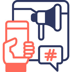 Banner Ads mixed color icon