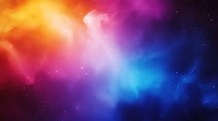 Obraz premium minimal gradient background rainbow shimmering light glowing background
