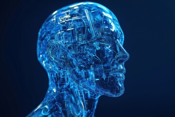 Obraz premium x ray image of human head
