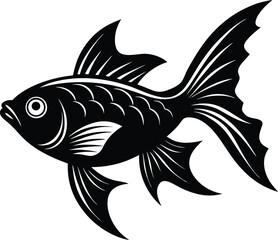 vector illustration of a fish