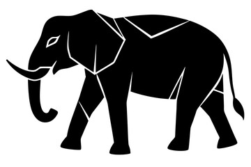 elephant silhouette vector