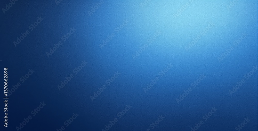 Poster gradient blue fabric texture with subtle lighting in the center on a smooth surface background. conc