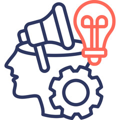 Ad Creatives line color icon