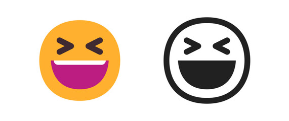 Grinning Squinting Face