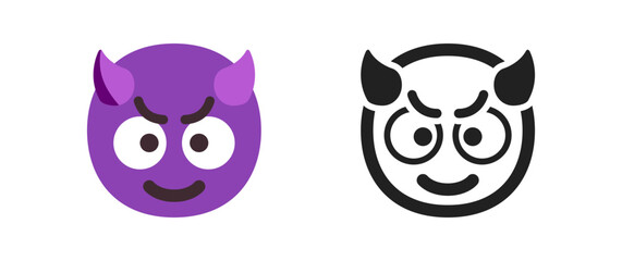 Smiling Face with Horns