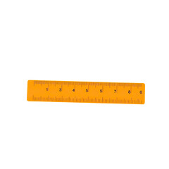 3D Ruler Back to School Illustration with transparent background