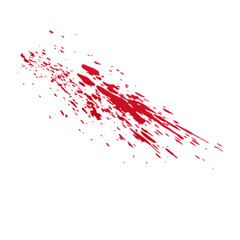 red paint splash