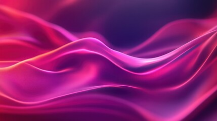 Fototapeta premium Abstract flowing fluid in hues of pink and purple colors