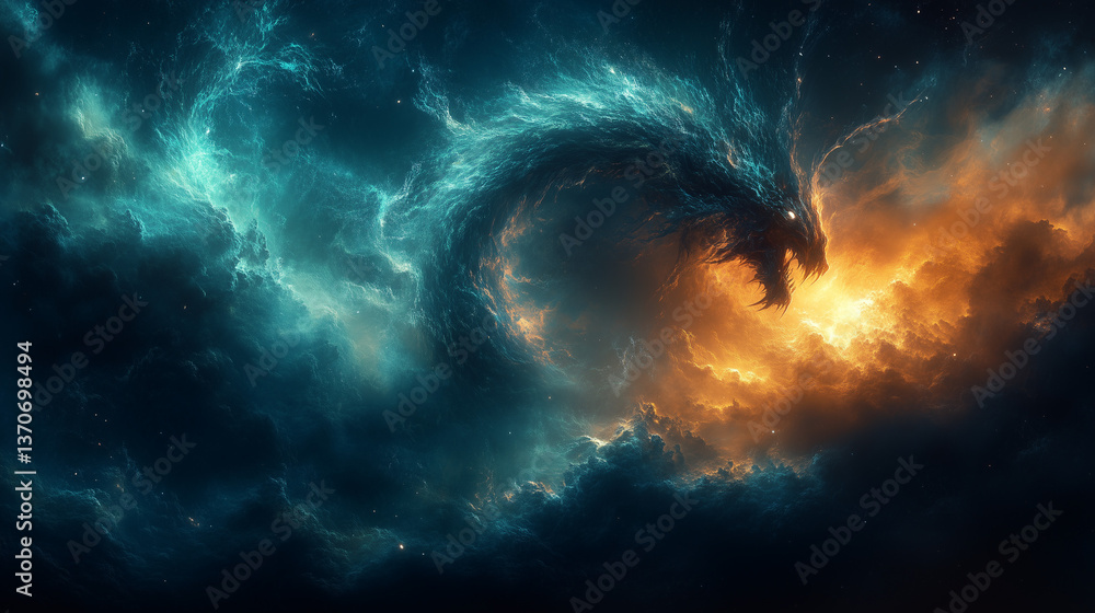 Wall mural abstract desktop background