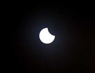 Partielle Sonnenfinsternis in Eggesin am 29.03.2025