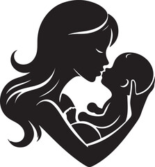 mother and baby Mothers day concept