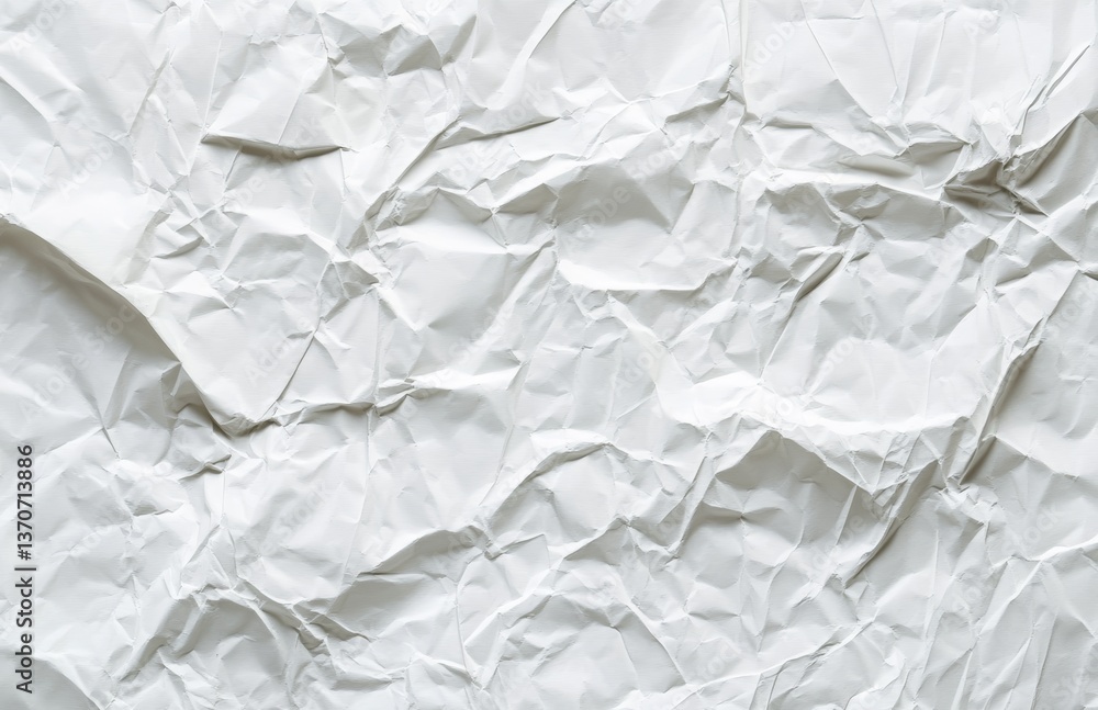 Poster high resolution abstract white background featuring crumpled paper texture and intricate fin details