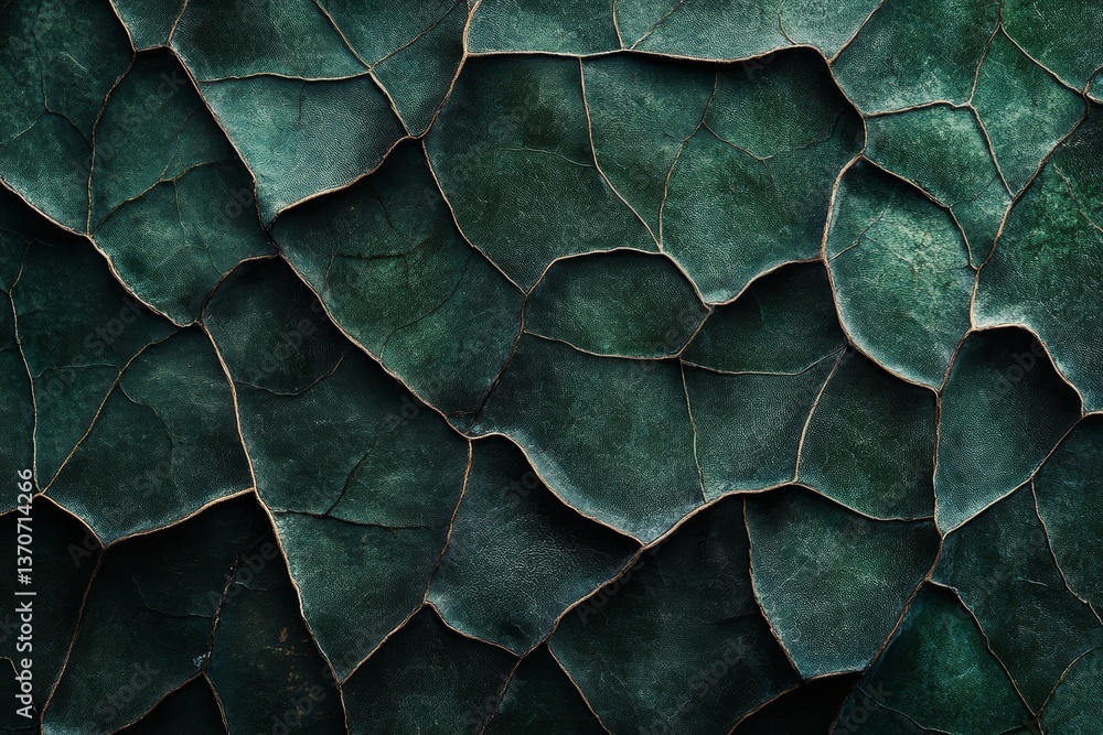Poster macro closeup abstract background with vibrant green leaves and soft ambient lighting detail