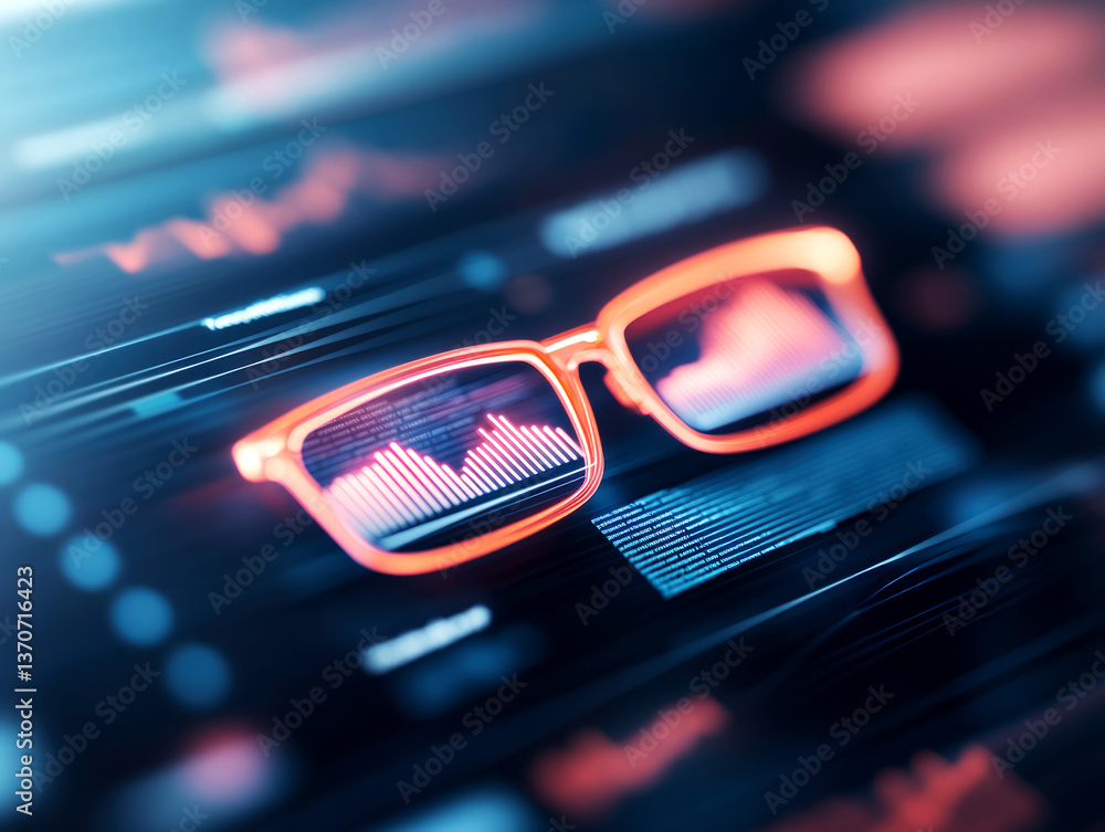 Aufkleber data analysis strategy financial metrics digital environment visual insights analytical viewpoint en