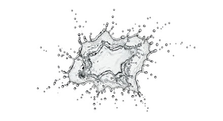 Isolated Water Splash