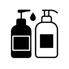 Fototapeta premium liquid soap pictogram on transparent background 