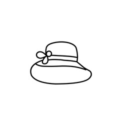 outline of Victorian women's hats