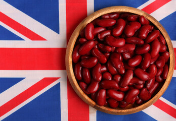 mis cas with traditional english red beans © Kirill
